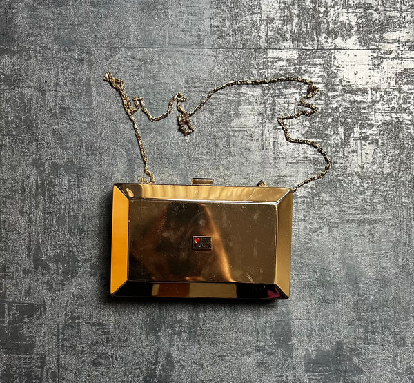 Love Moschino Gold Clutch