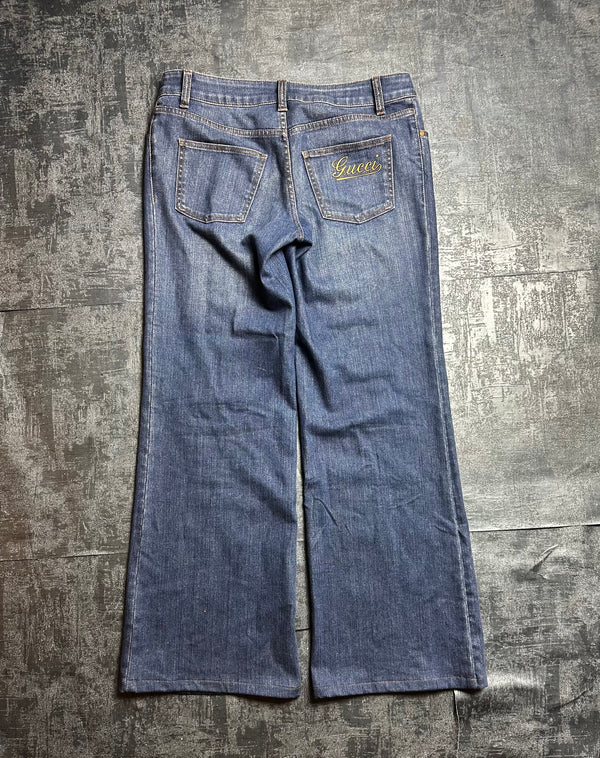 Gucci Baggy Bootcut Jeans (L WOMEN)