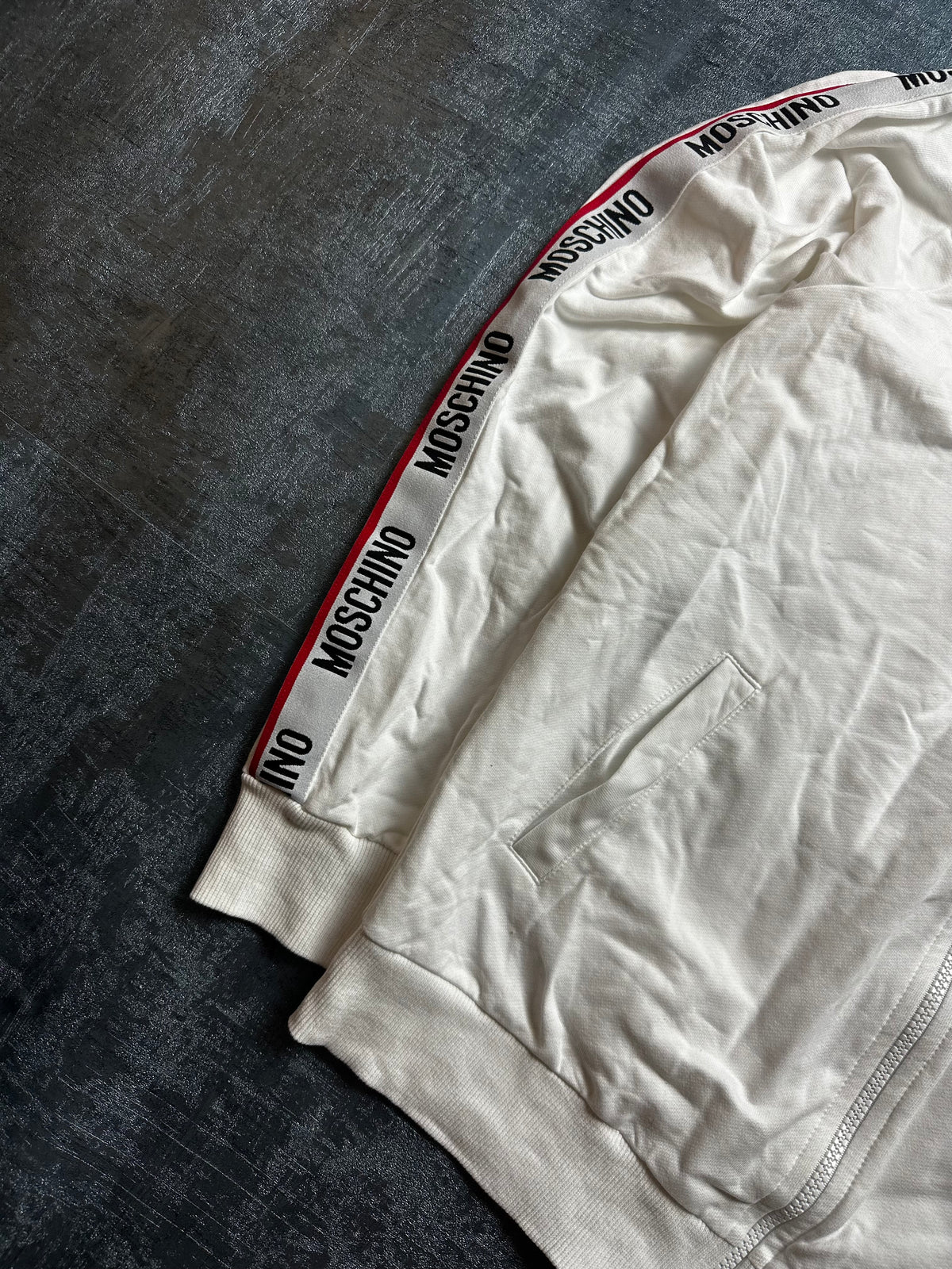 Moschino Zipper Weiß (L WOMEN)