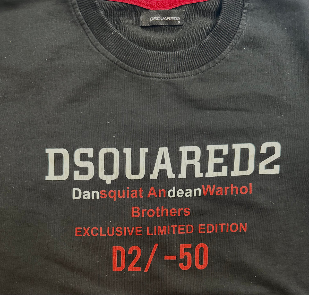 Dsqaured2 Pullover Schwarz Rot (S MEN)