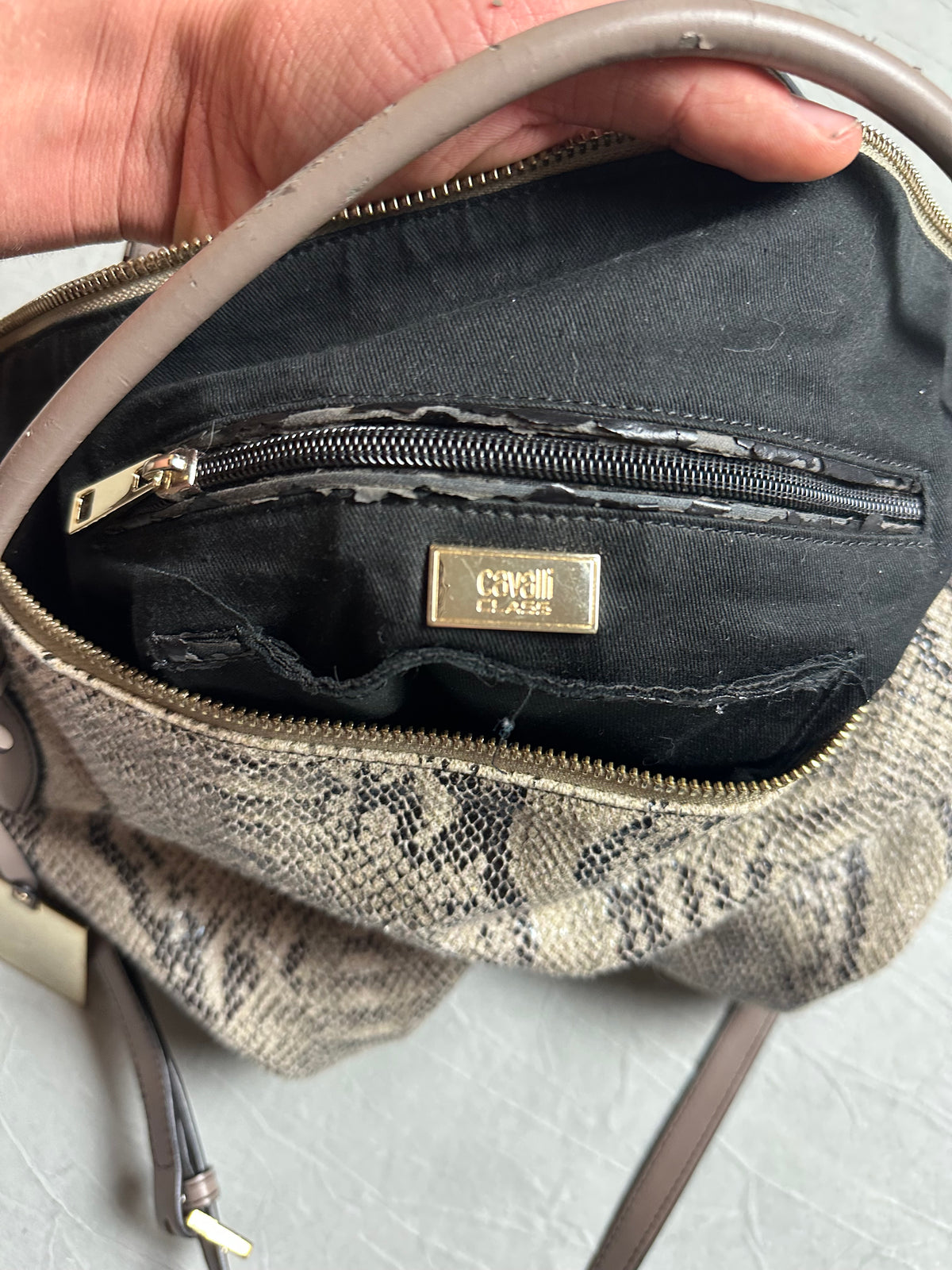 Cavalli Class Snake Bag