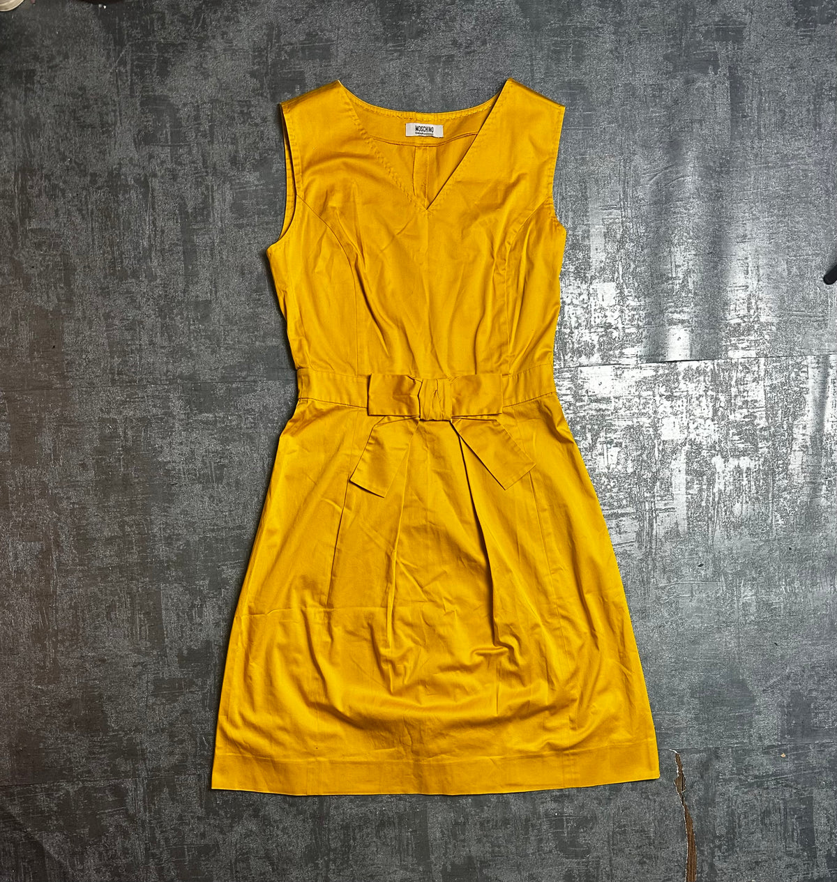 Gelbes Vintage Moschino Dress (S WOMEN)