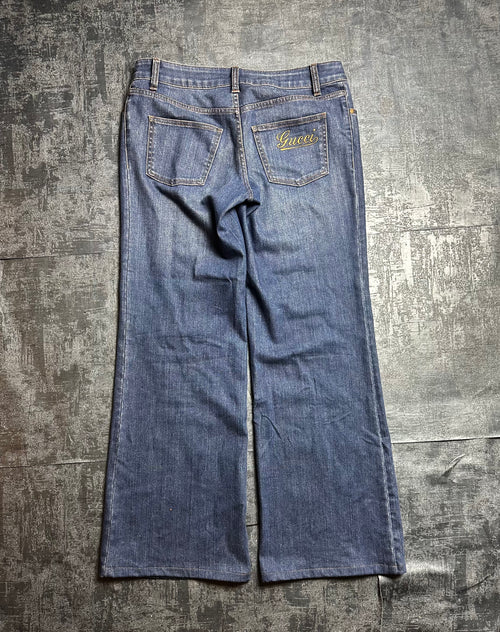 Gucci Baggy Bootcut Jeans (L WOMEN)