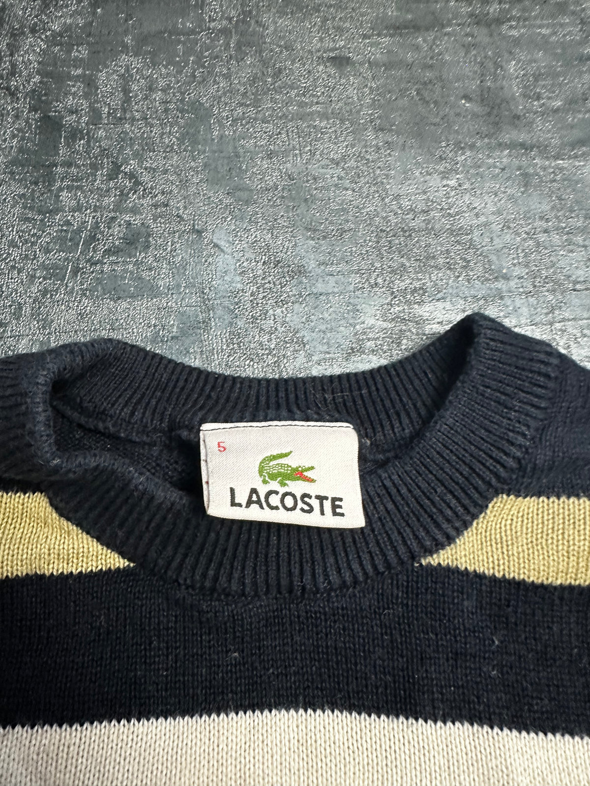 Lacoste Pullover gestreift (L MEN)