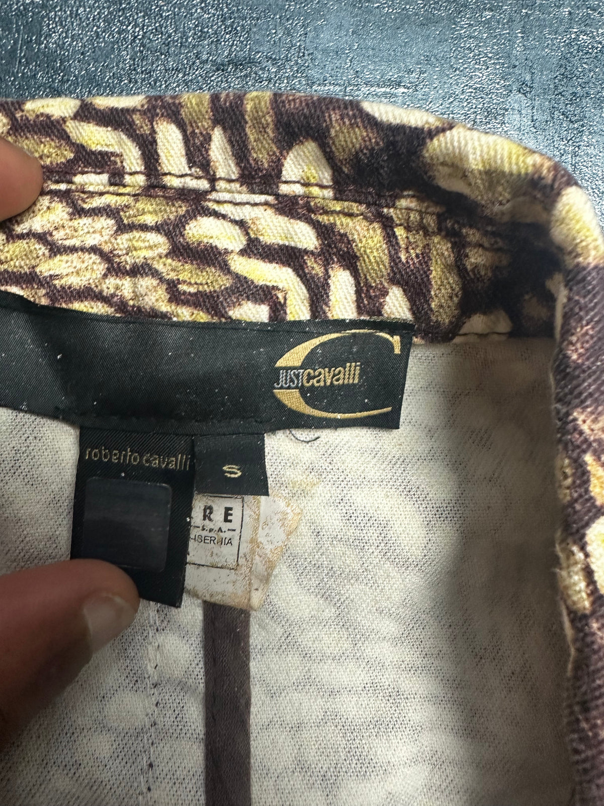 Just Cavalli Snake Print Jacket (S WOMEN)
