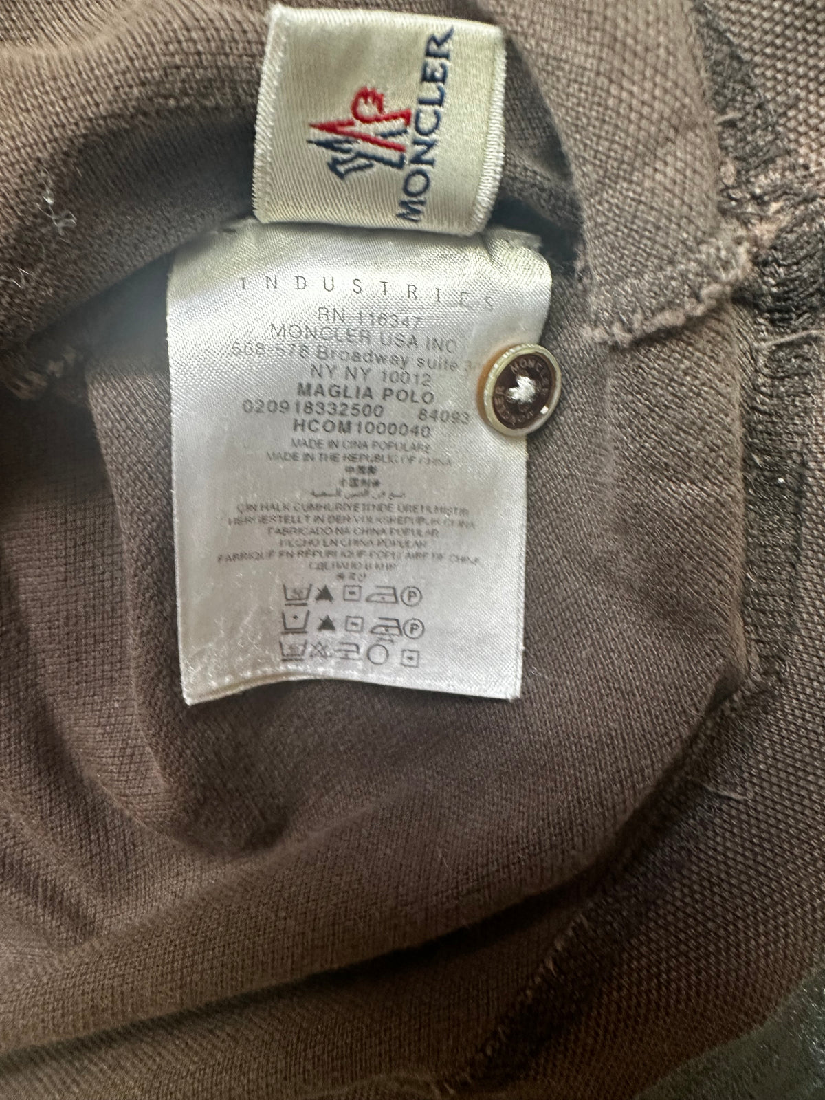 Moncler langarm Polo (XL MEN)