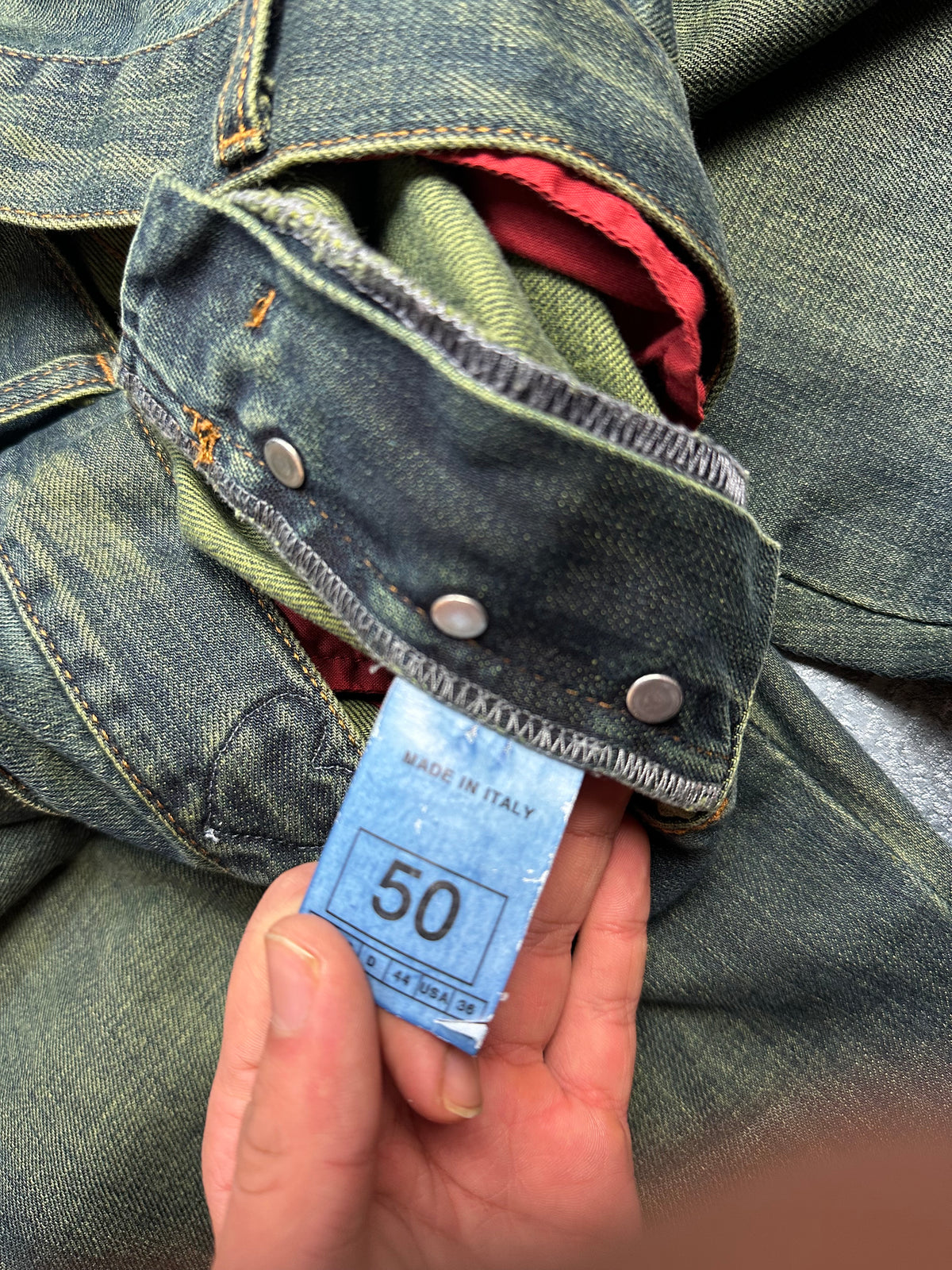 Moschino Mud Wash Jeans (L MEN)