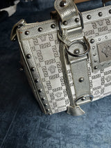 Versace Handtasche Silber Gold