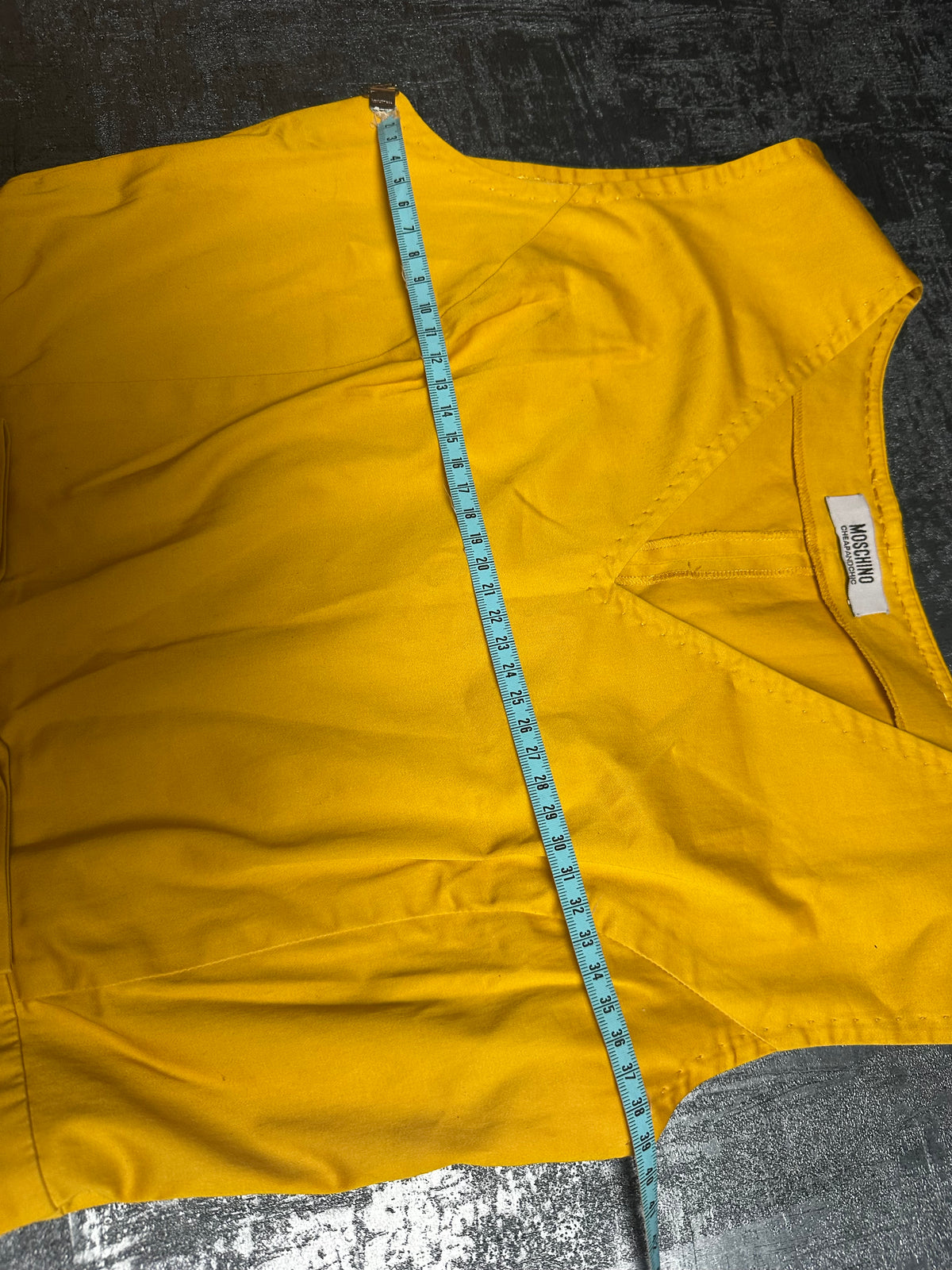 Gelbes Vintage Moschino Dress (S WOMEN)