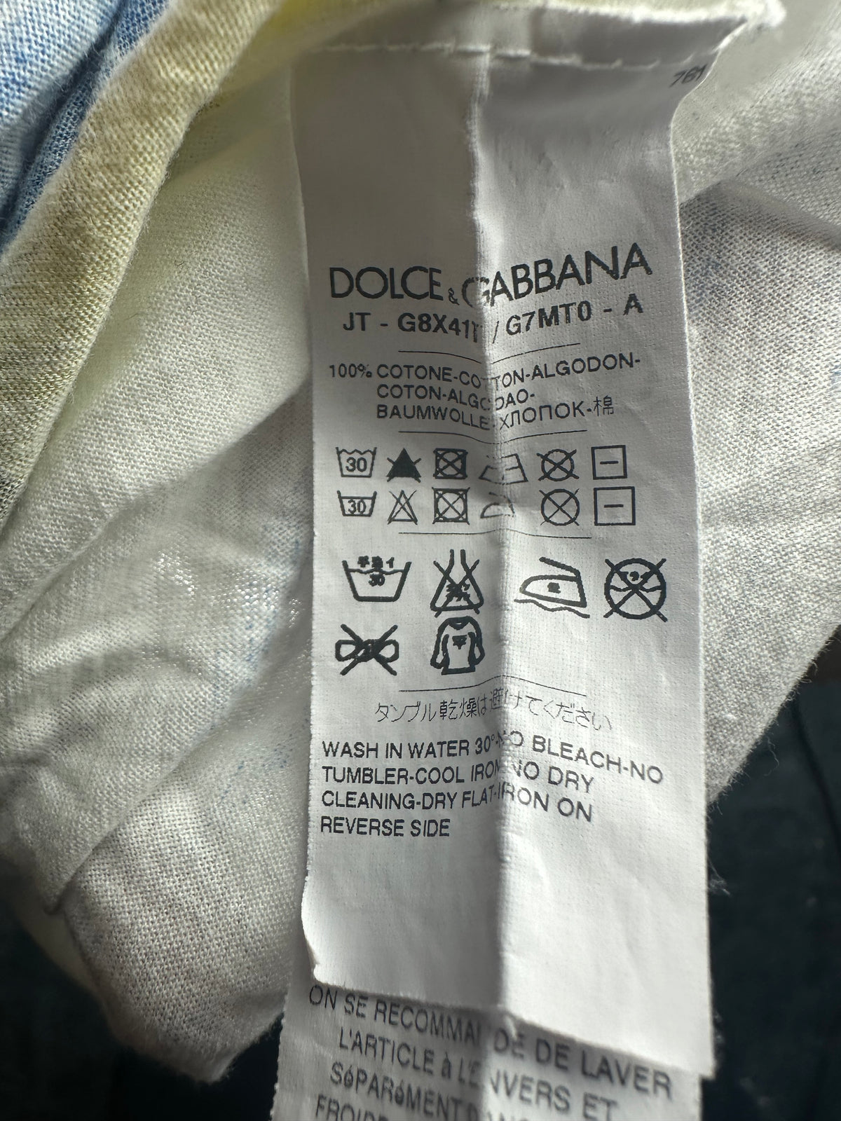 Dolce&Gabbana Printed T-Shirt (S MEN)