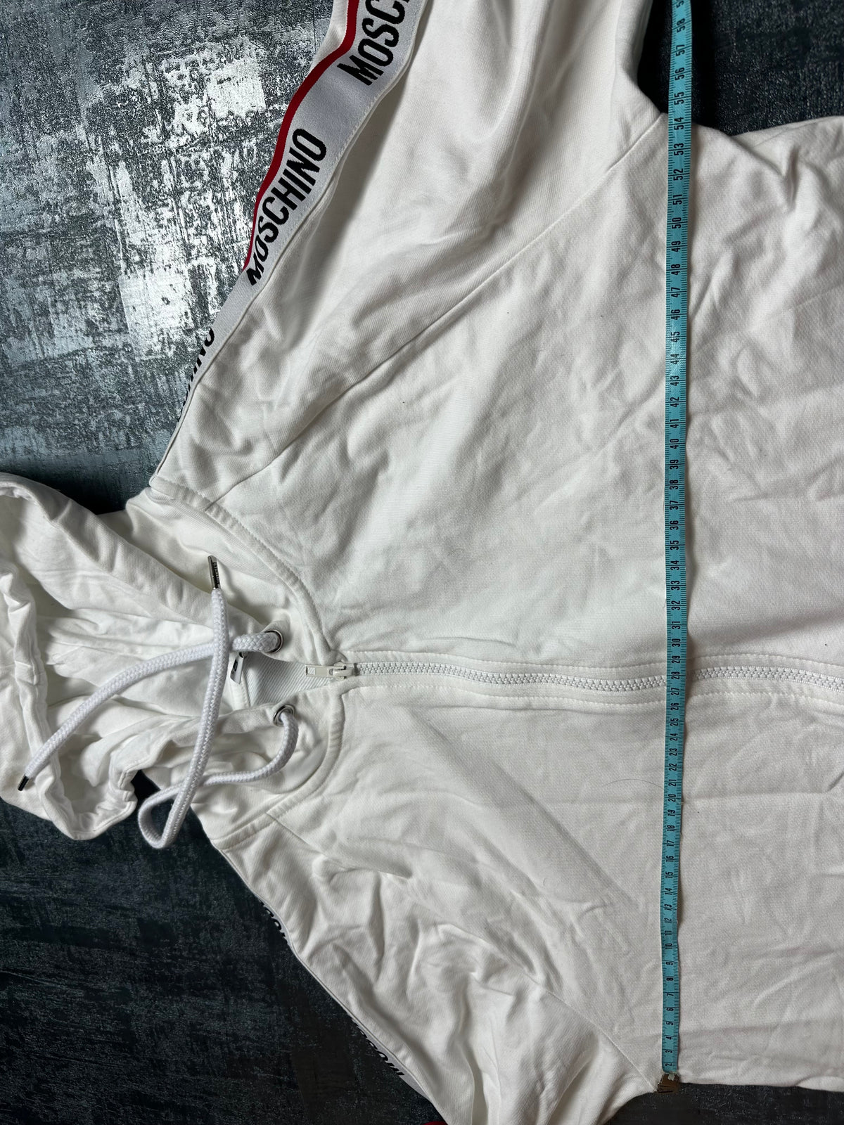 Moschino Zipper Weiß (L WOMEN)