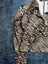 Just Cavalli Snake Print Jacket (S WOMEN)
