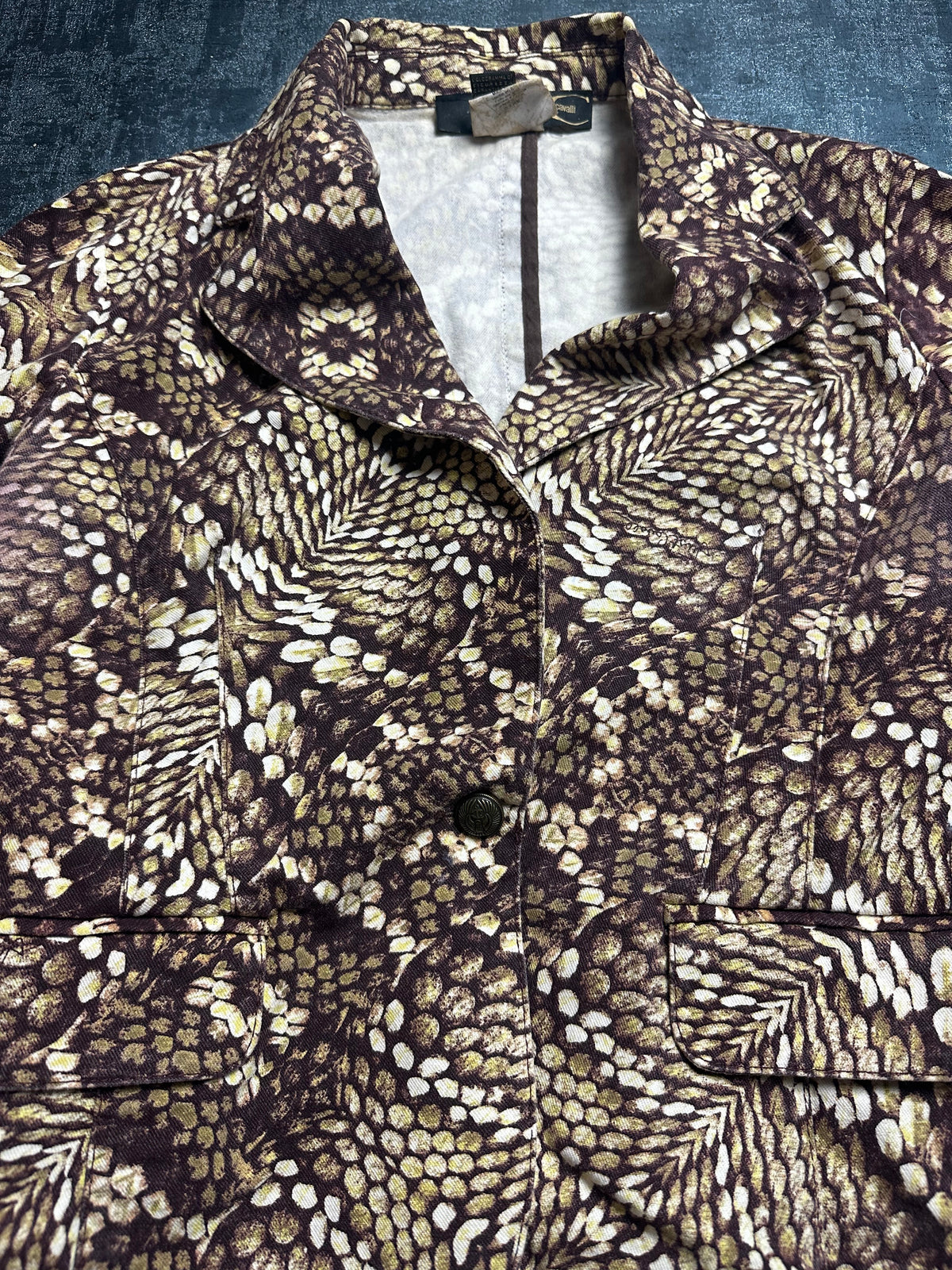 Just Cavalli Snake Print Jacket (S WOMEN)