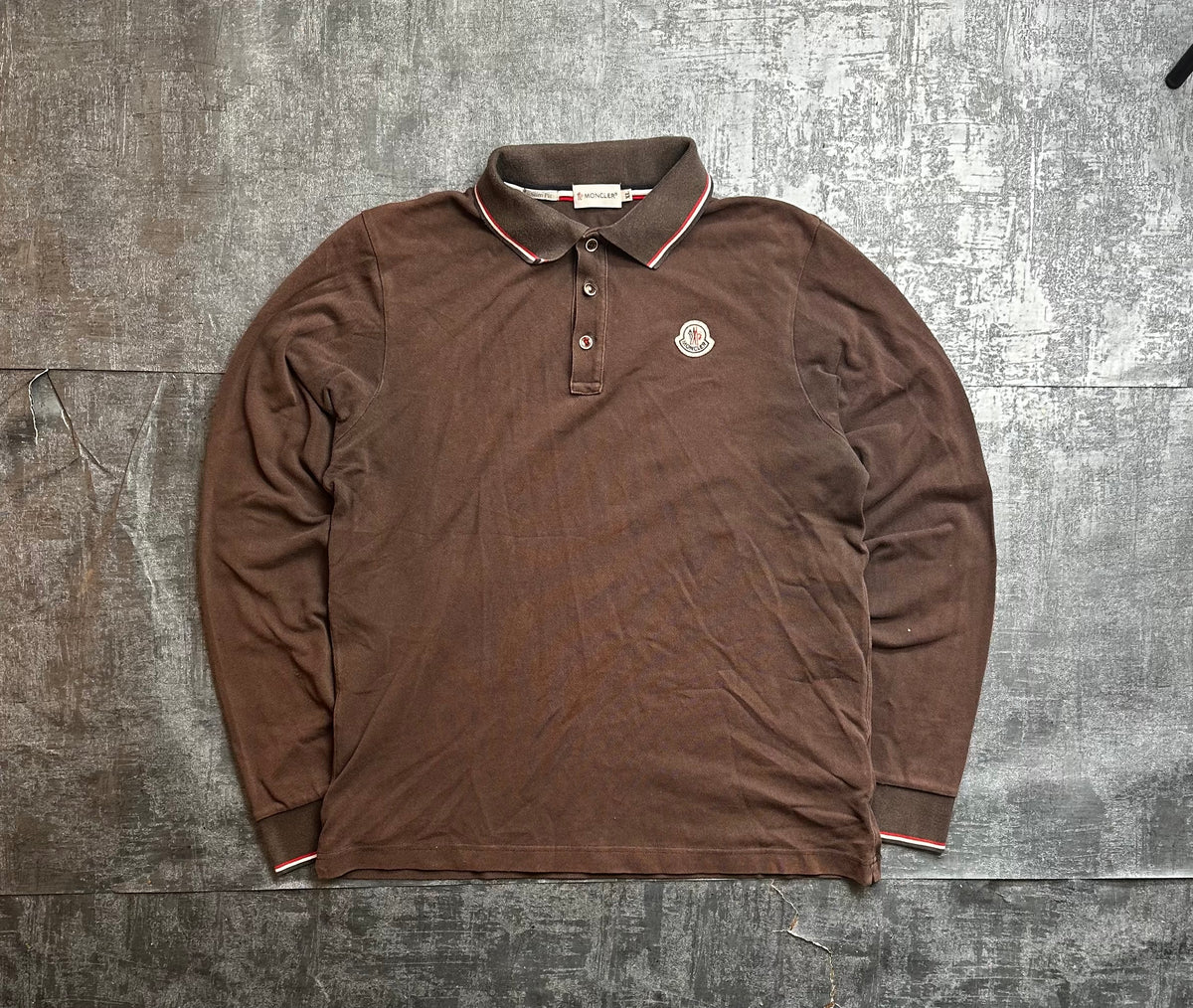 Moncler langarm Polo (XL MEN)