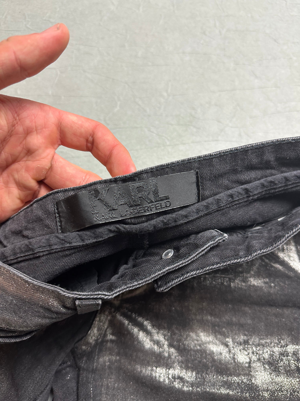 Karl Kagerfeld Waxxed Jeans (XS MEN)