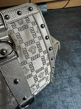 Versace Handtasche Silber Gold