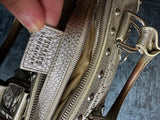 Versace Handtasche Silber Gold