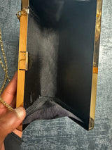 Love Moschino Gold Clutch