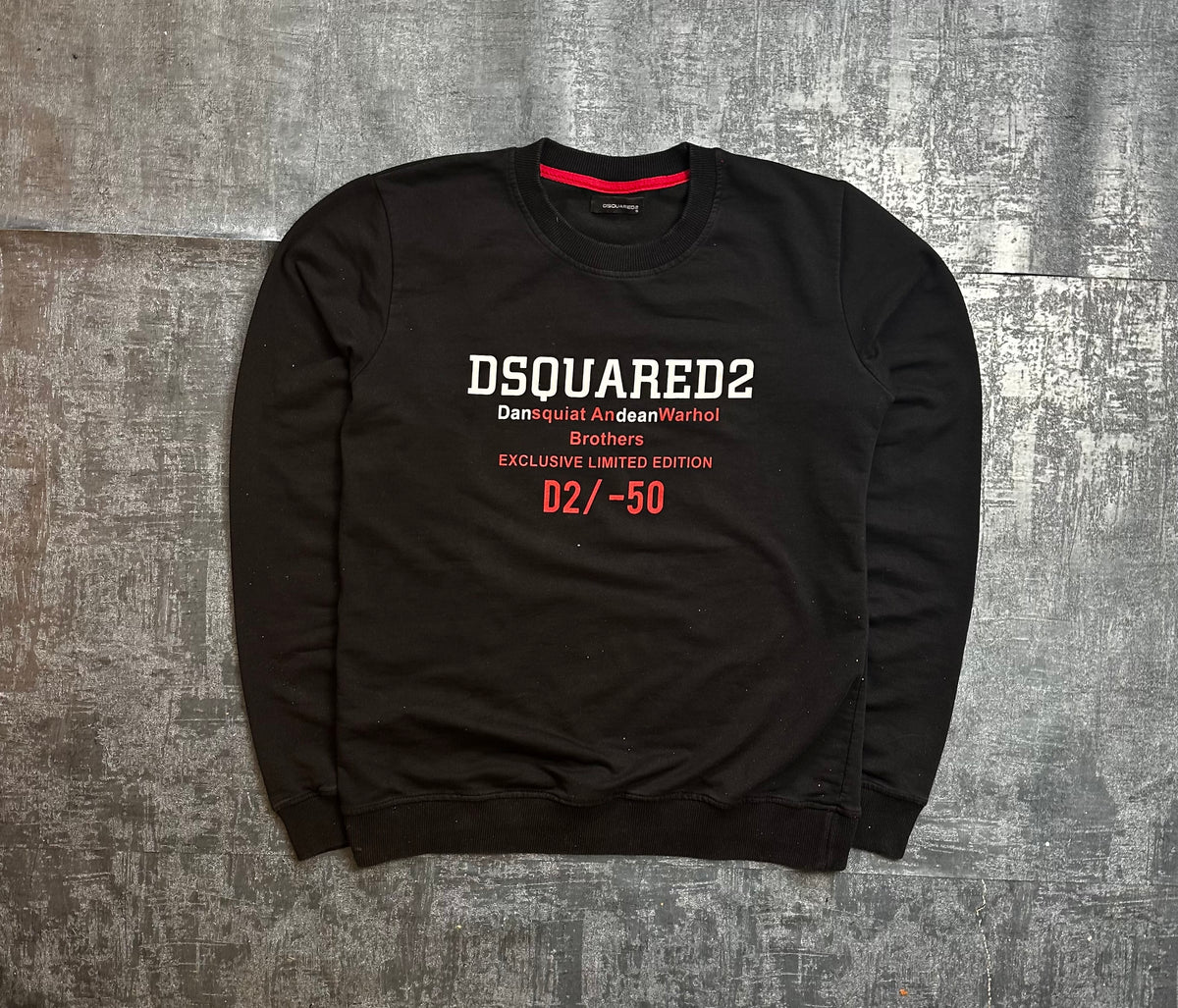 Dsqaured2 Pullover Schwarz Rot (S MEN)