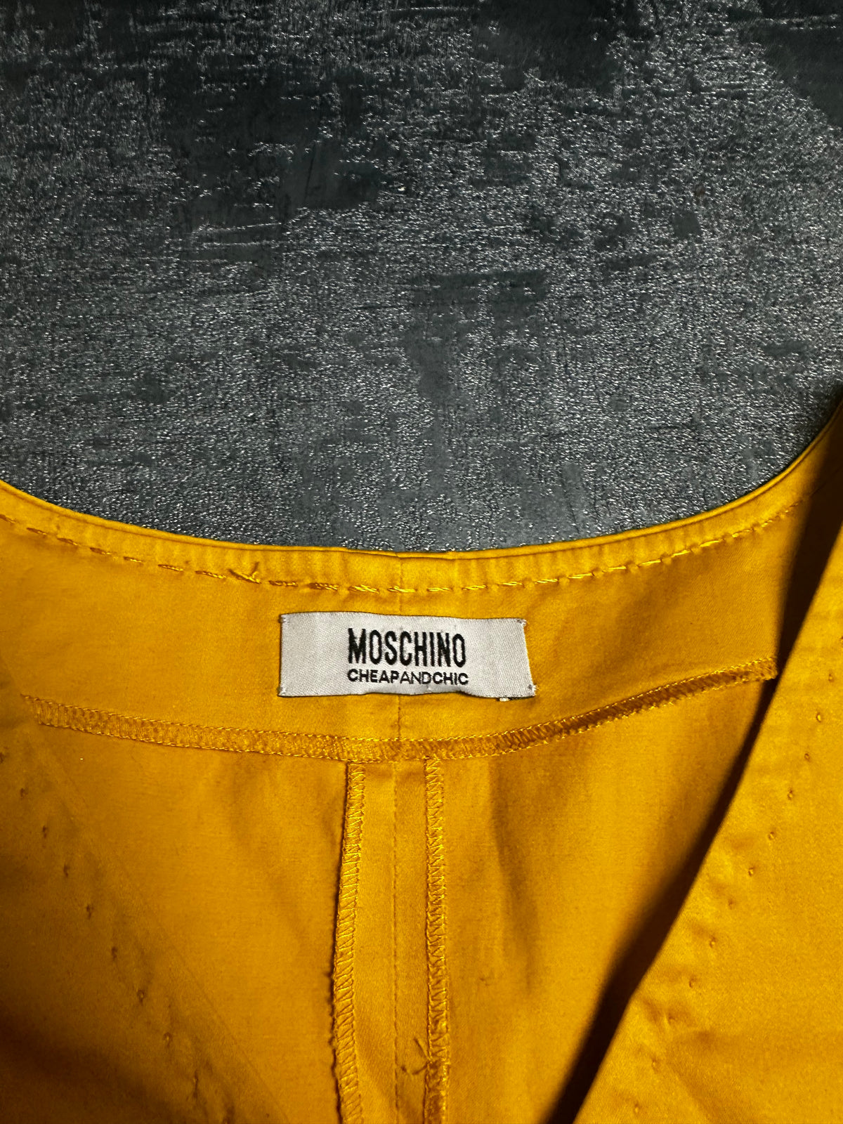Gelbes Vintage Moschino Dress (S WOMEN)