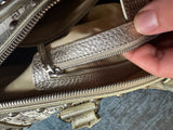 Versace Handtasche Silber Gold