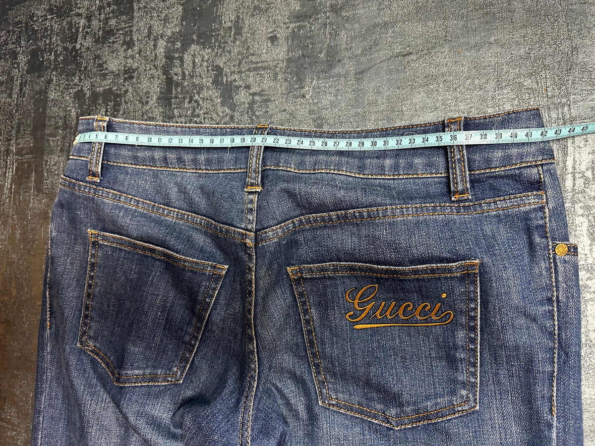 Gucci Baggy Bootcut Jeans (L WOMEN)