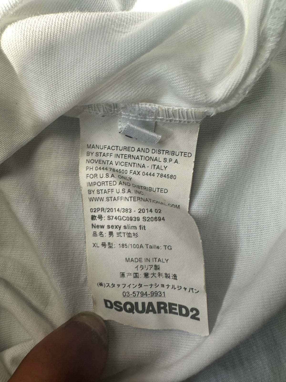 Dsqaured2 Printed T-Shirt (XL MEN)
