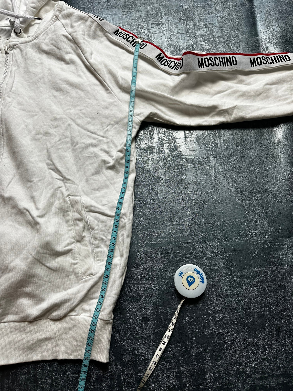 Moschino Zipper Weiß (L WOMEN)