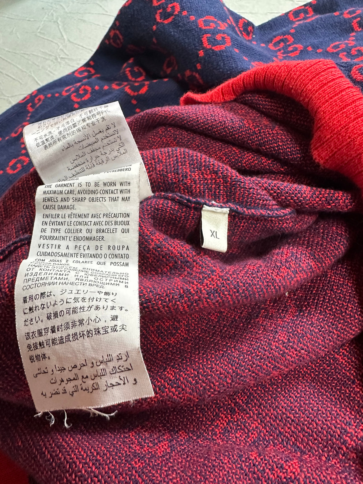 Gucci Knit Pullover Size XL Herren