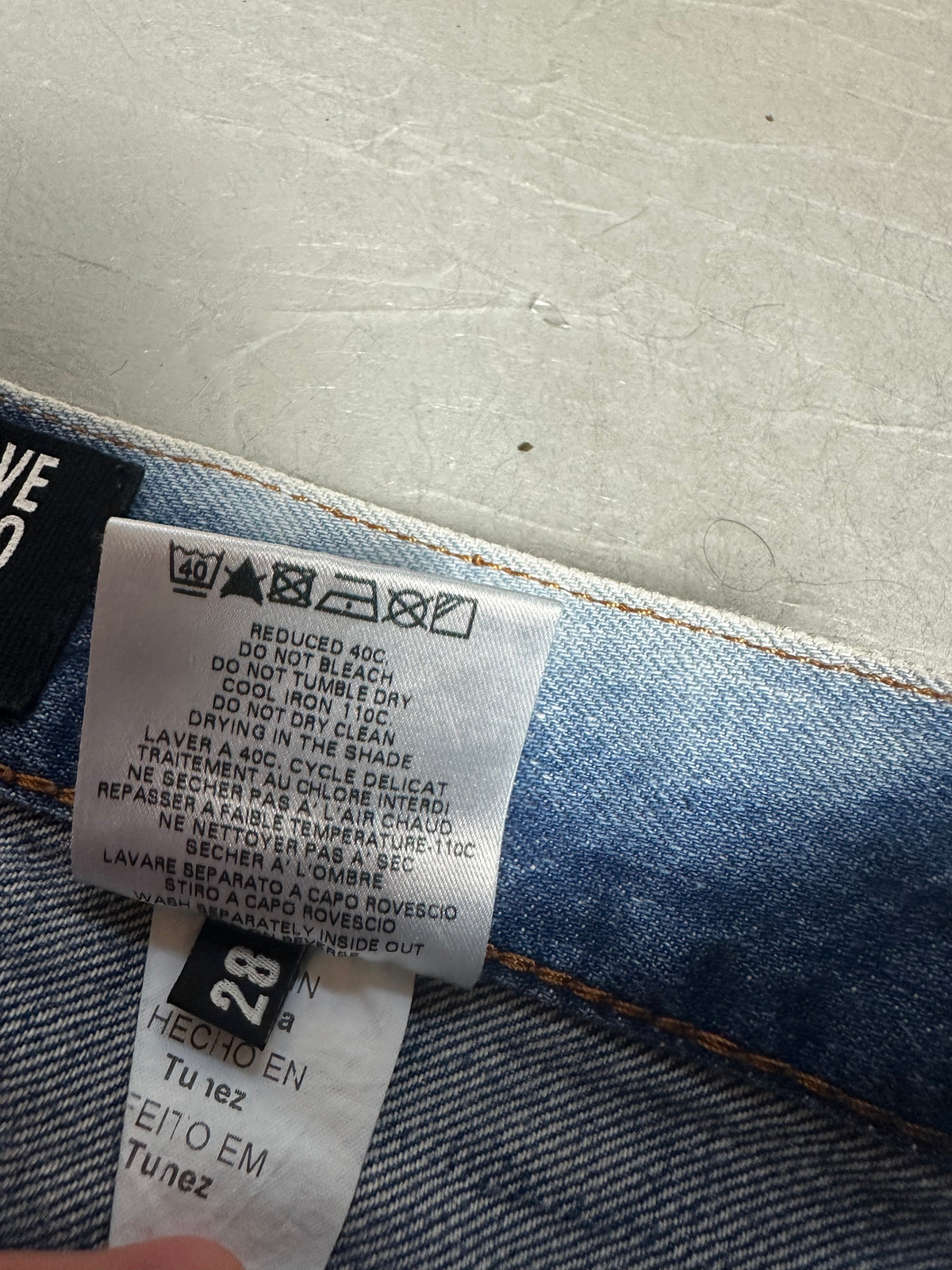 Moschino Straight Fit Jeans Size XS Herren