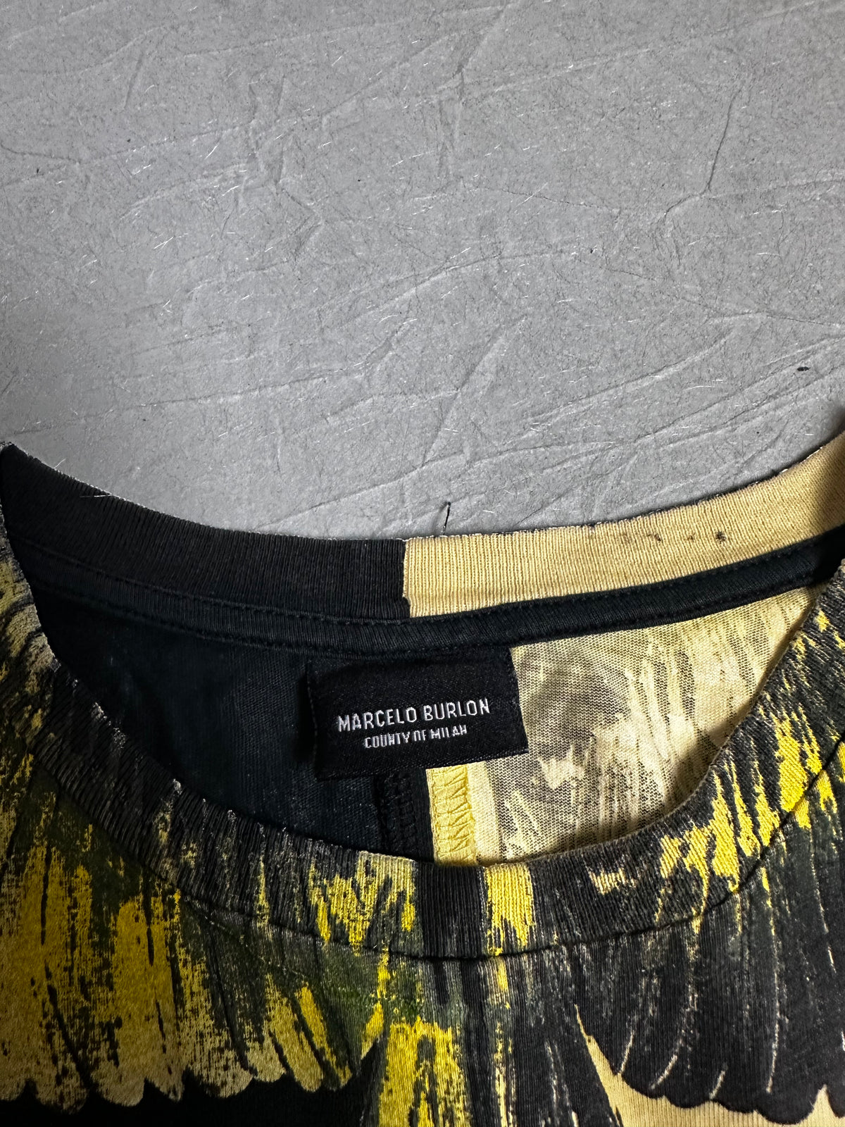 Marcelo Burlon T-Shirt Gelb (S MEN)
