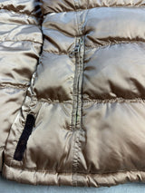 Prada Daunenjacke mit Echtfell-Kapuze Size M