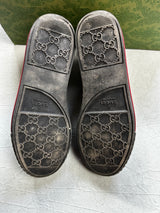 Golden High Top Gucci Monogram Sneaker (37 WOMEN)